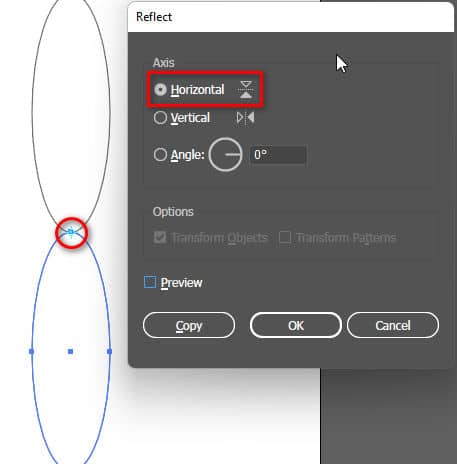 Công cụ Rotate & Reflect Tool Illustrator