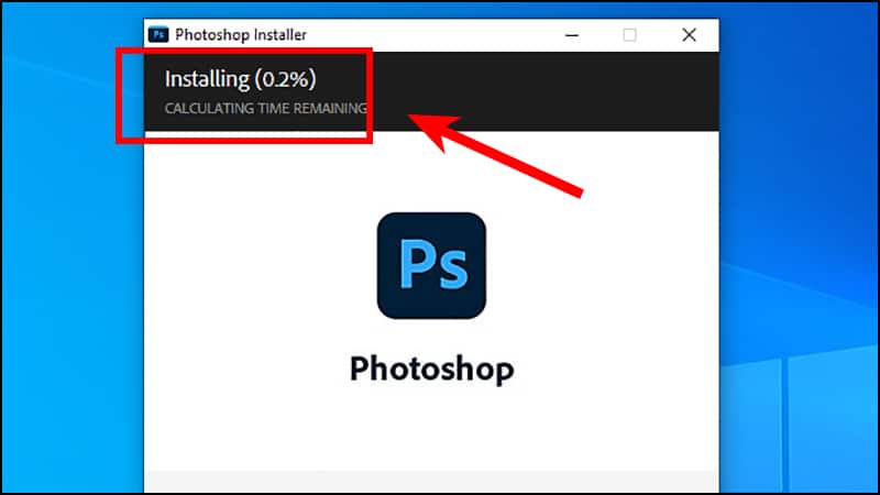 Cài đặt phần mềm photoshop đơn giản