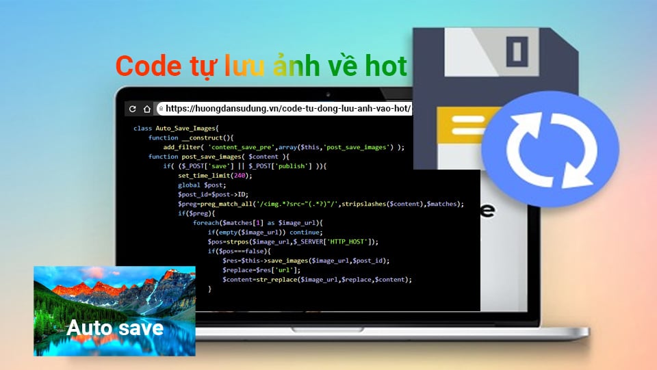 Code tự động lưu ảnh vào hot khi copy hình từ trang khác