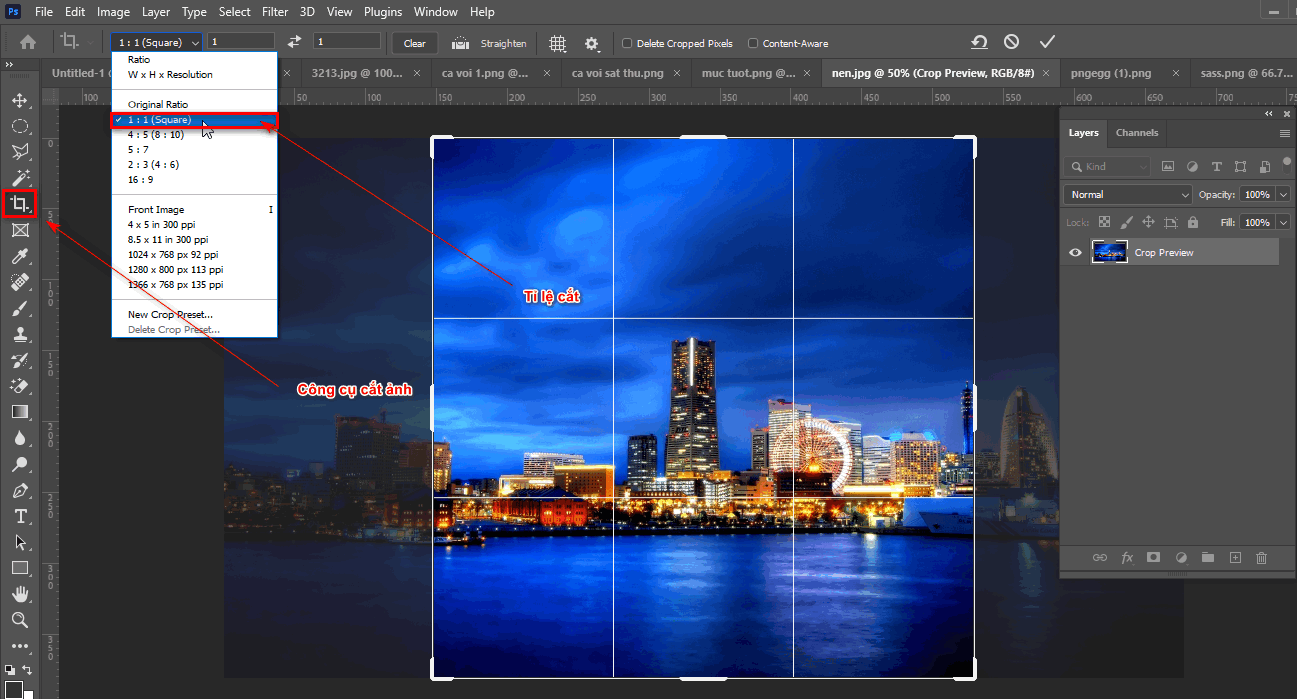 How to create a rotating city in photoshop