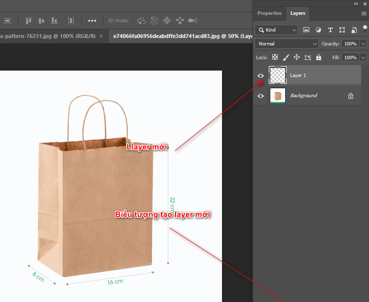 A simple way to mock up a bag in Photoshop