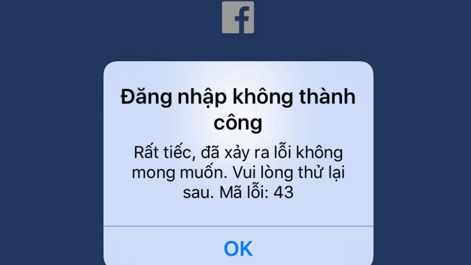 Lỗi liên quan đến việc truy cập Facebook là thường gặp nhất