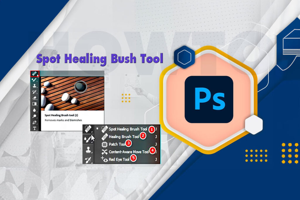 Cách sử dụng Spot Healing Brush Tool Photoshop